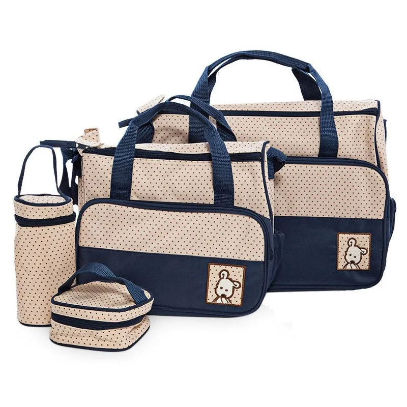 Multi Function Baby Bag Set - Navy Blue