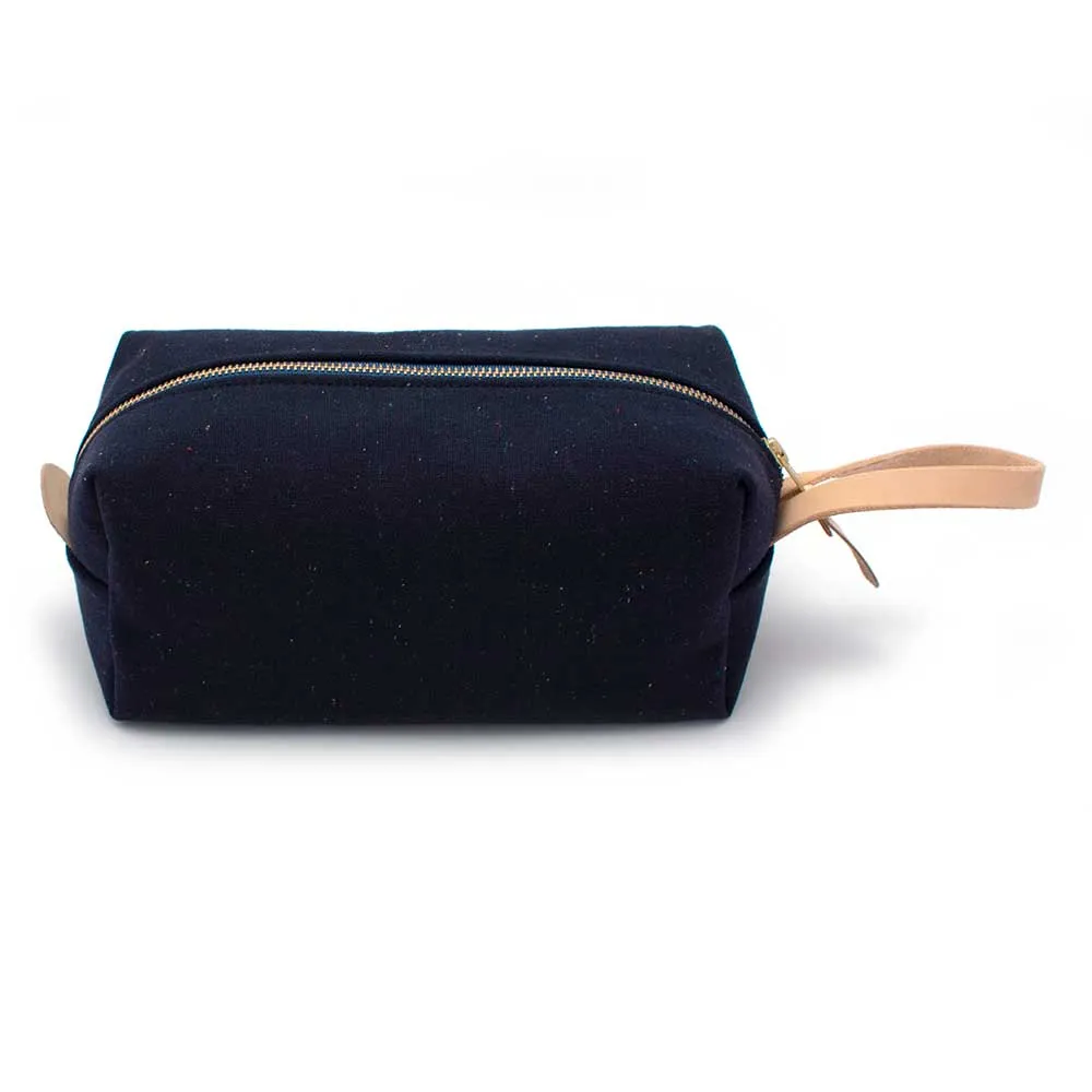 Navy Fleck Travel Kit