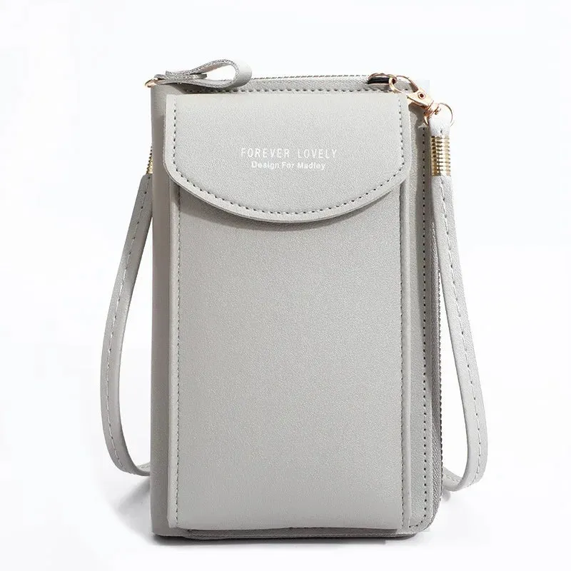 New Fashion Ladies Small Crossbody Messenger Bags for Women Shoulder Bag Phone Wallet Mini PU Leather Card Holder Female Purse