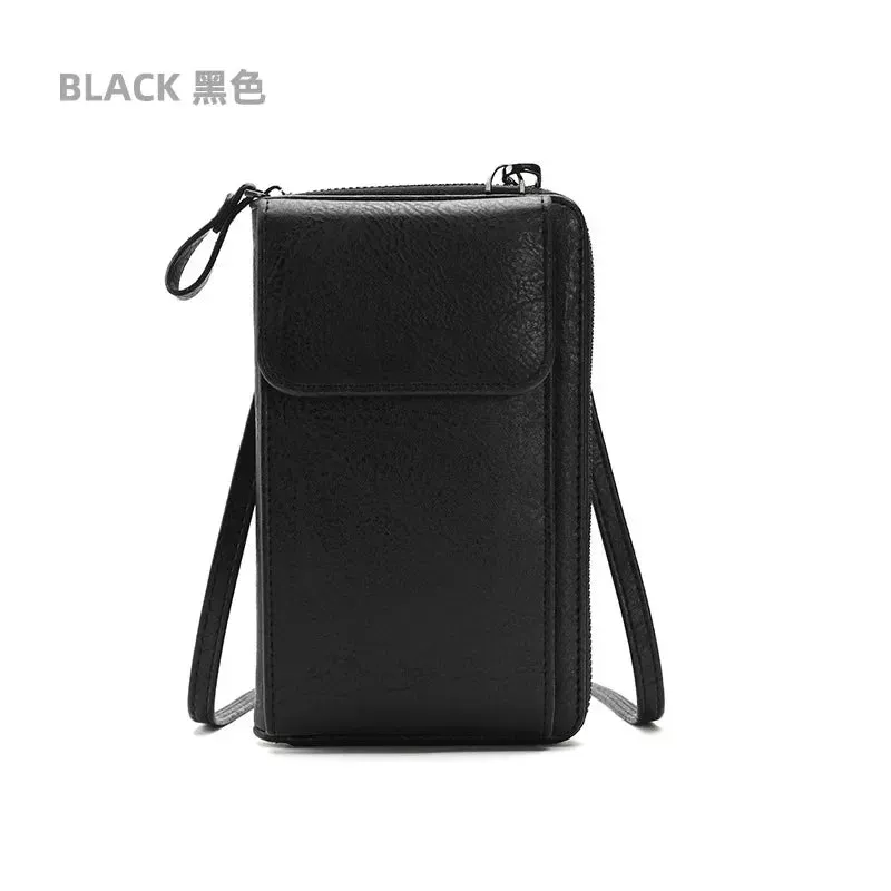 New Fashion Ladies Small Crossbody Messenger Bags for Women Shoulder Bag Phone Wallet Mini PU Leather Card Holder Female Purse