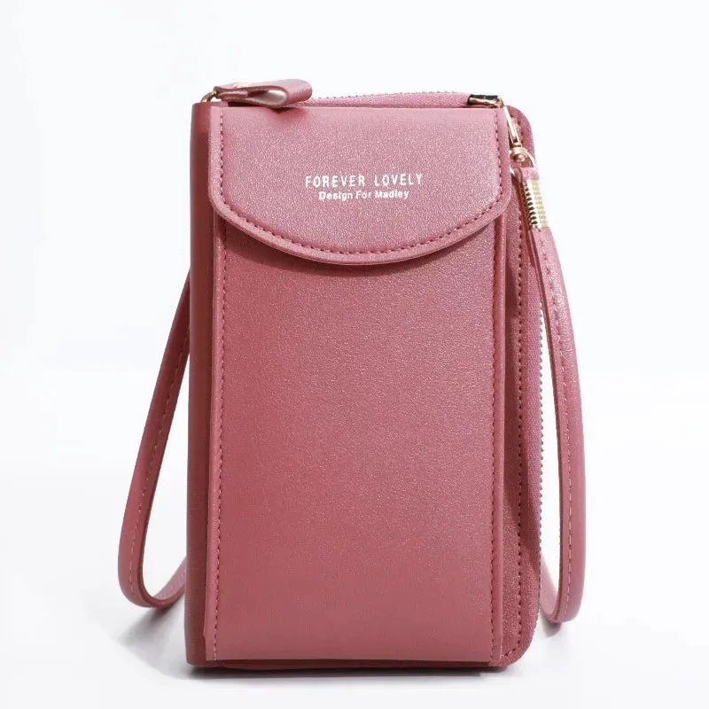 New Fashion Ladies Small Crossbody Messenger Bags for Women Shoulder Bag Phone Wallet Mini PU Leather Card Holder Female Purse