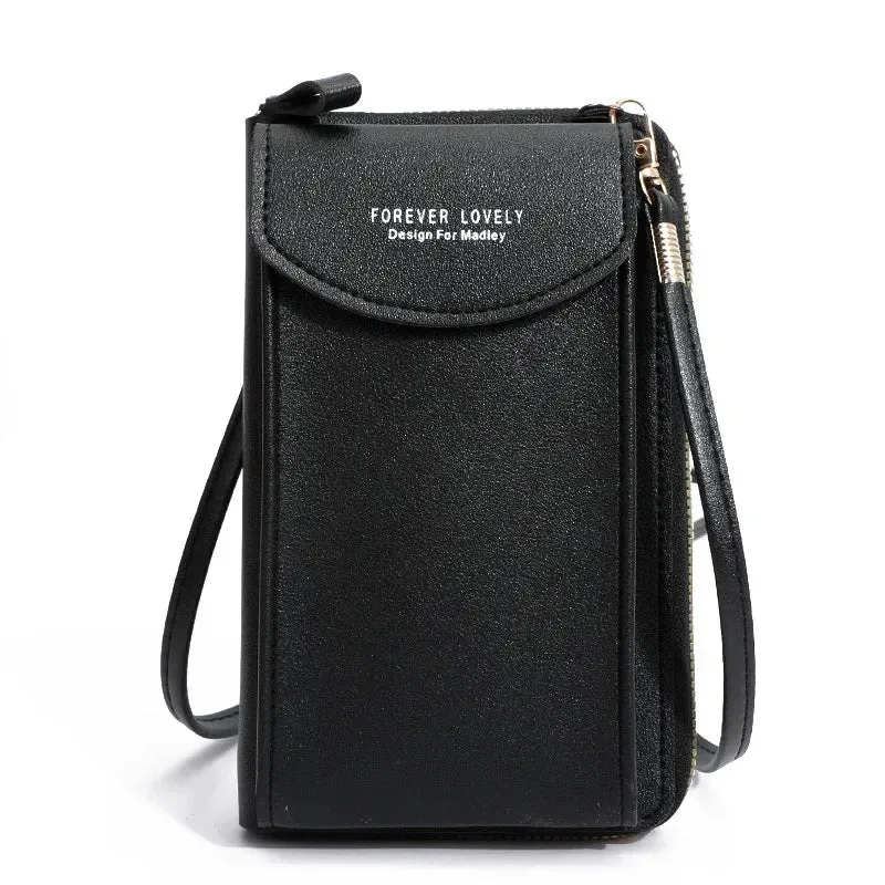 New Fashion Ladies Small Crossbody Messenger Bags for Women Shoulder Bag Phone Wallet Mini PU Leather Card Holder Female Purse