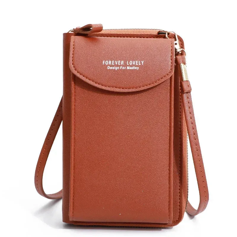 New Fashion Ladies Small Crossbody Messenger Bags for Women Shoulder Bag Phone Wallet Mini PU Leather Card Holder Female Purse