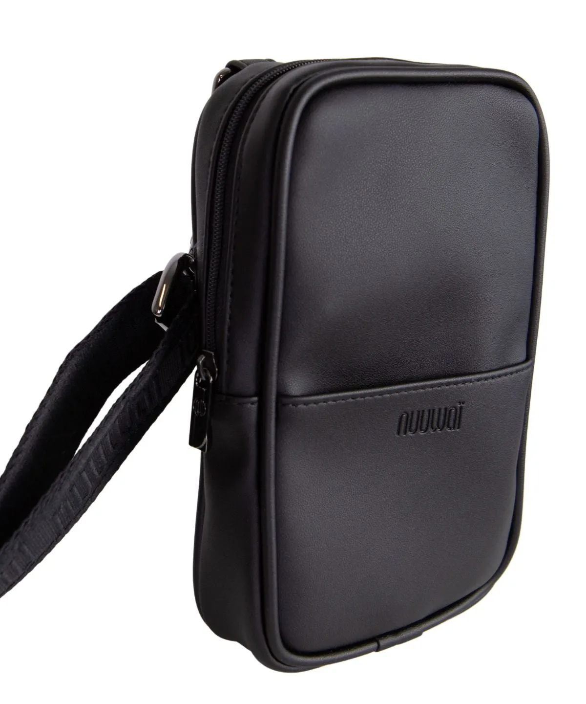 nuuwaï - Vegan Phone Bag - KARLI deep black