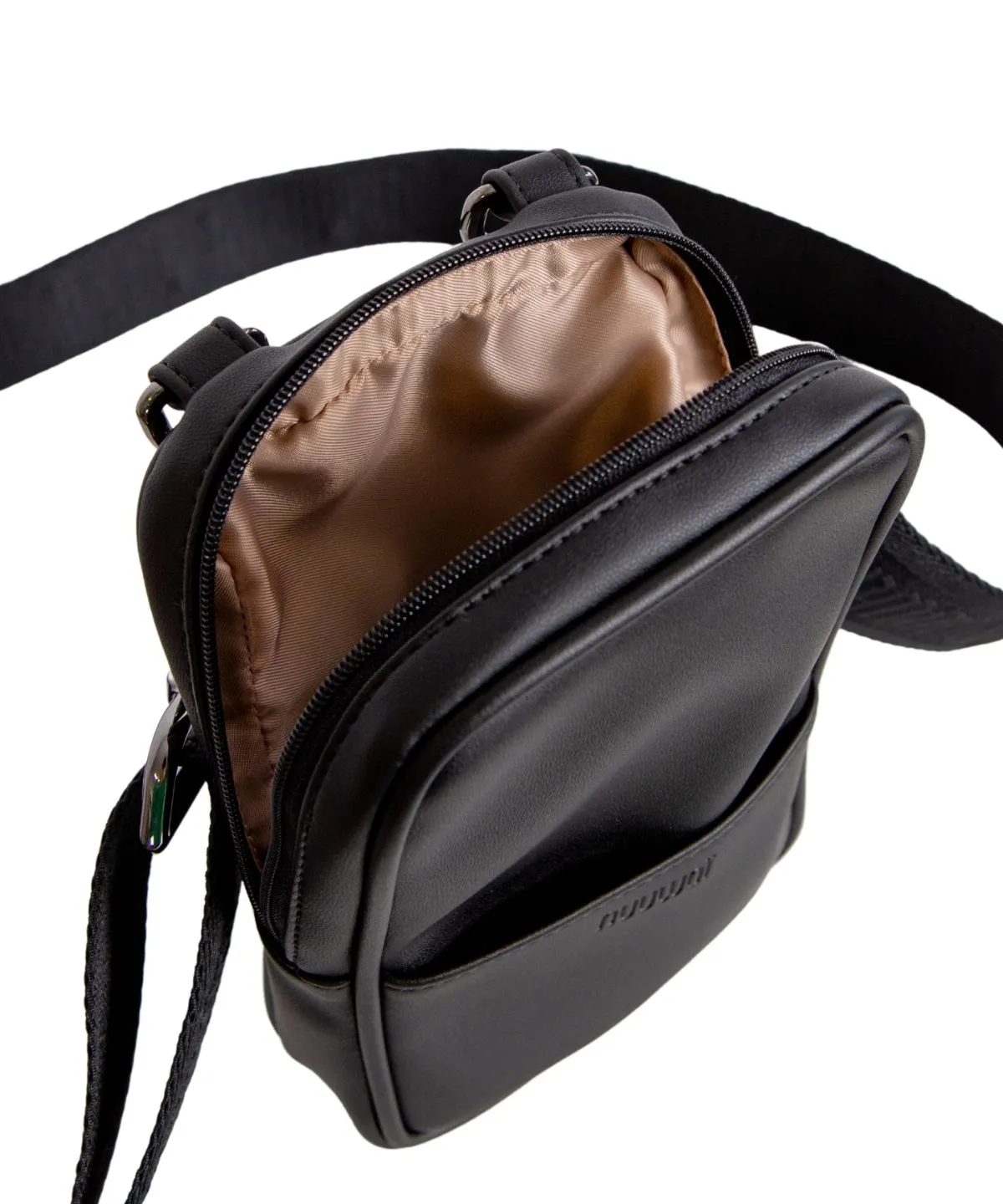 nuuwaï - Vegan Phone Bag - KARLI deep black