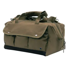 Olive Drab Renovator Tool Bag – 26 Tool Pocket Organizer – Heavy-Duty Canvas