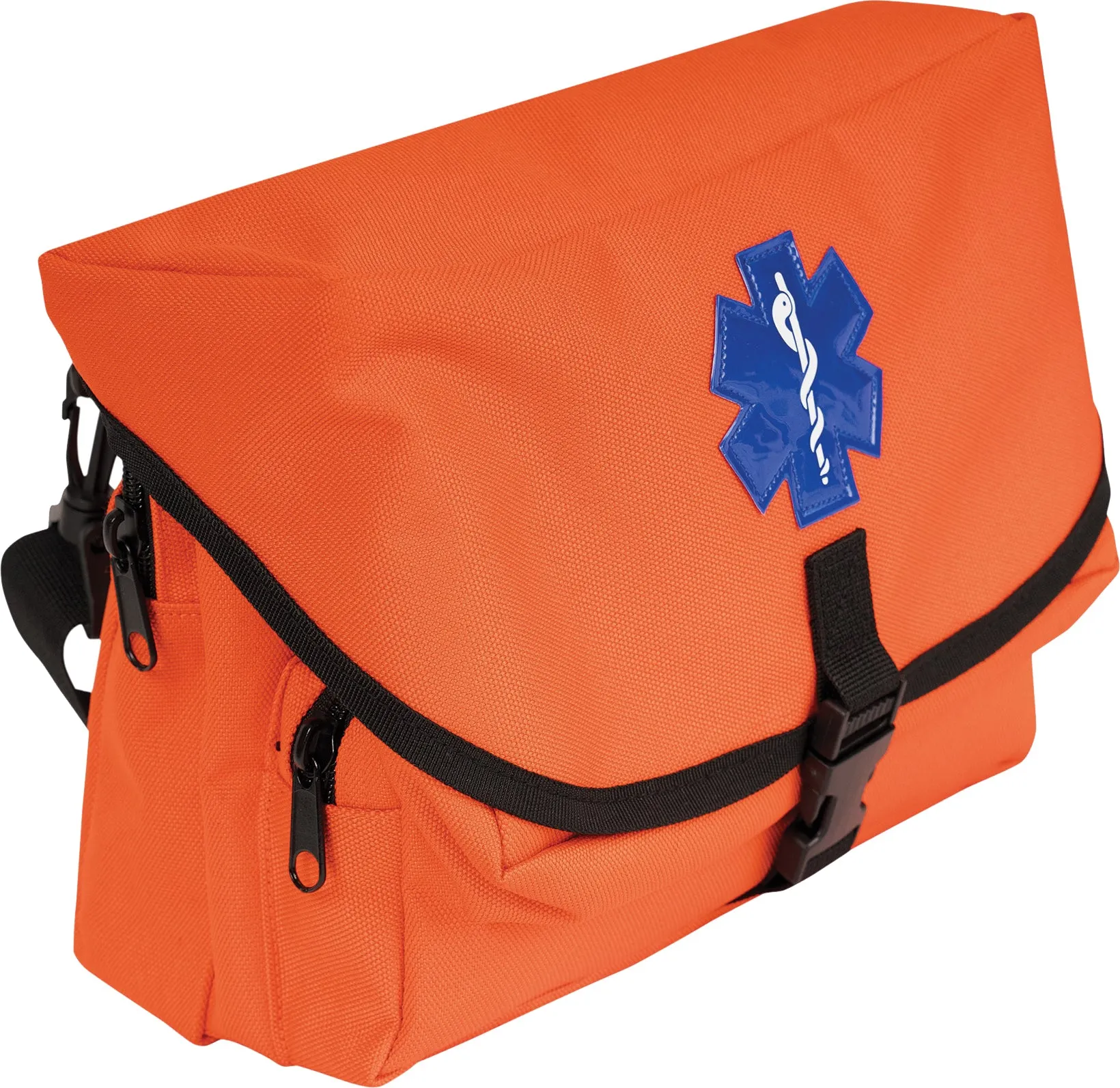 Orange First Responder Field Kit Bag EMS EMT Medical Paramedic First Aid Emergency