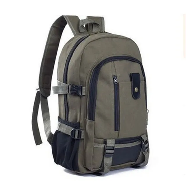 Outdoor sports fitness Gym Bags canvas large capacity men's shoulder backpack  travel backpacks college bag