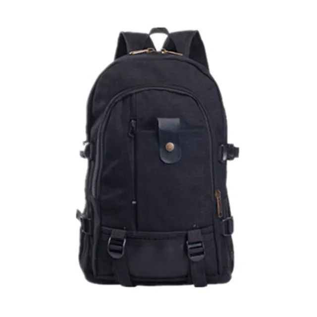 Outdoor sports fitness Gym Bags canvas large capacity men's shoulder backpack  travel backpacks college bag