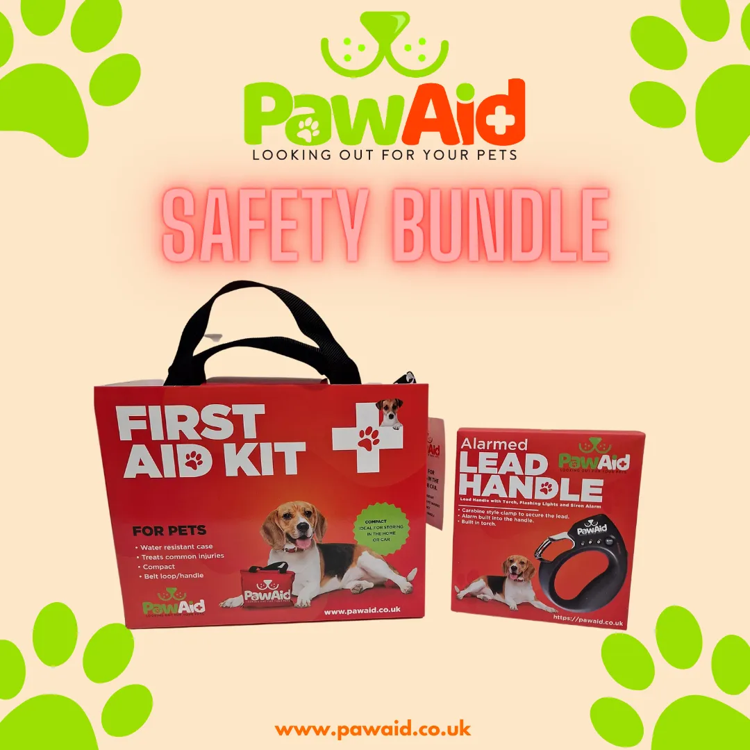 Pet First Aid Kit & Alarm Handle Bundle