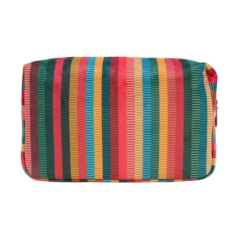 PIP Studio Velvet Jacquard Multi Stripe Cosmetic Bag