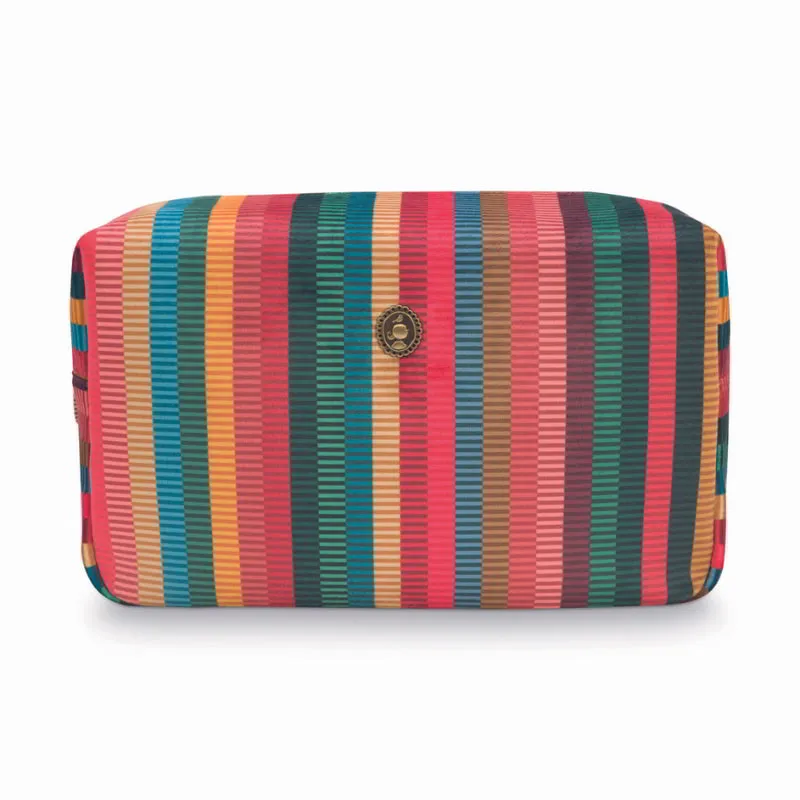 PIP Studio Velvet Jacquard Multi Stripe Cosmetic Bag