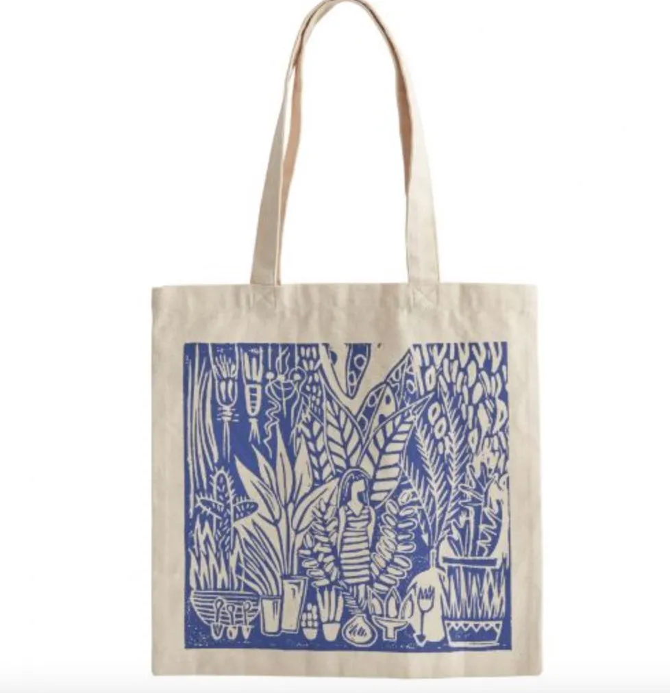 Plant Themed Canvas Tote Bag