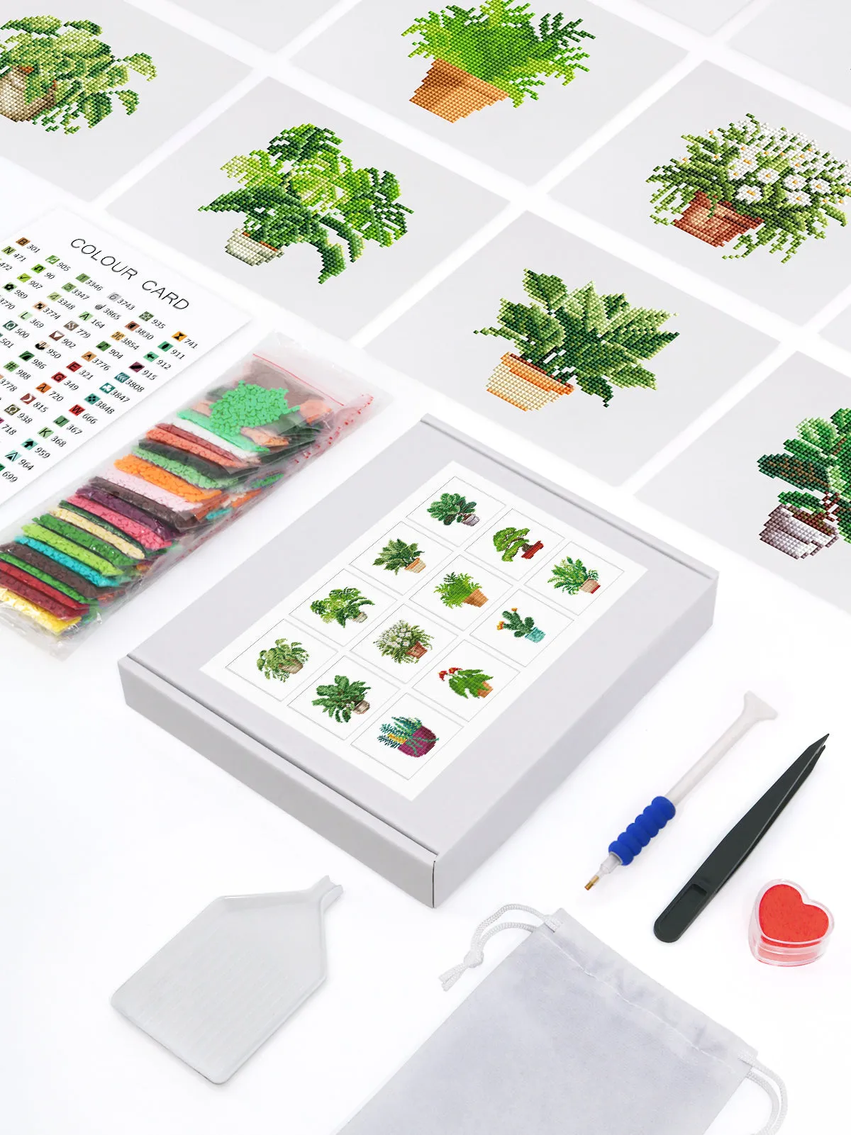 Plants Collection 2 - Diamond Painting Mini Kit