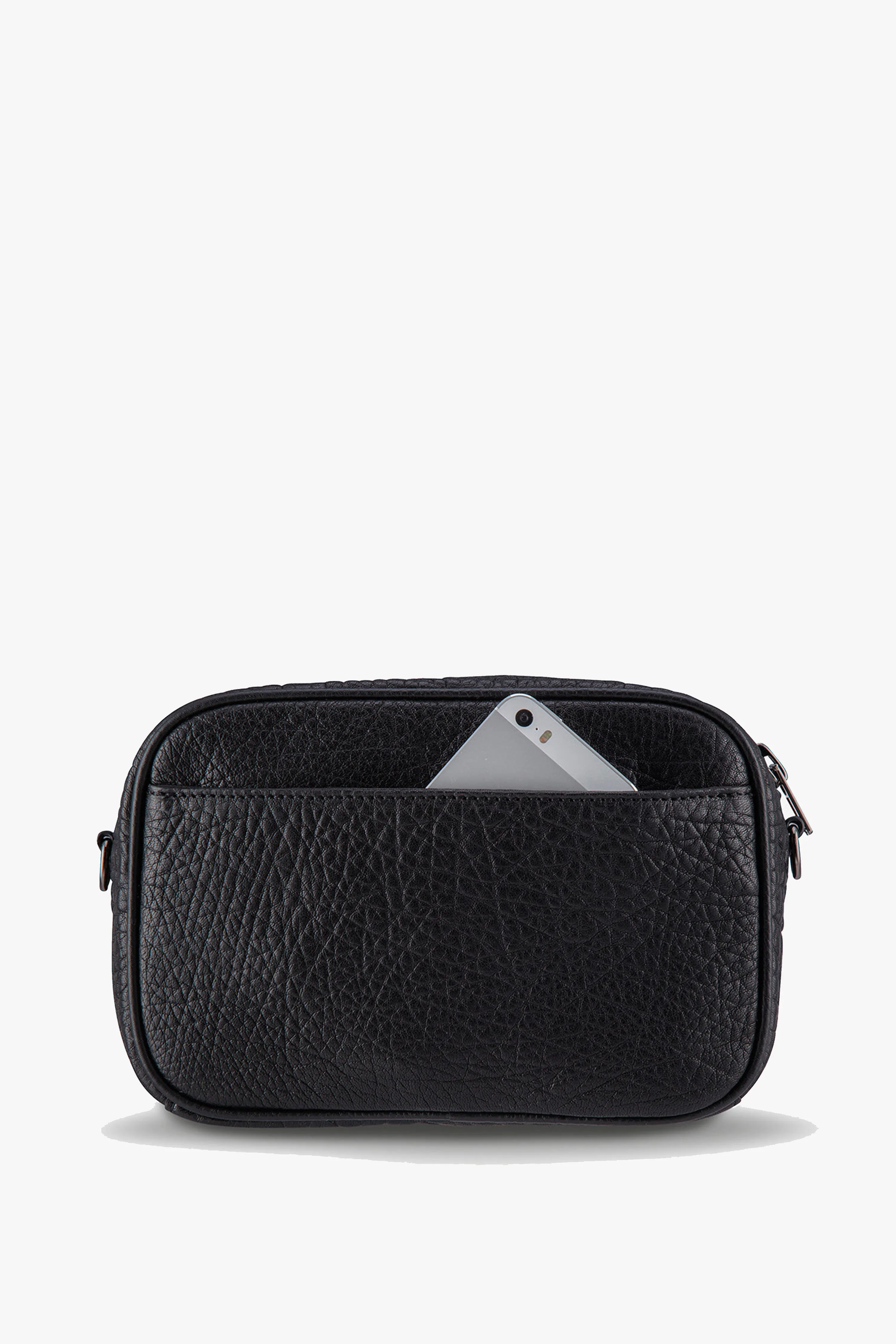 Plunder Black Bubble Cross Body Bag