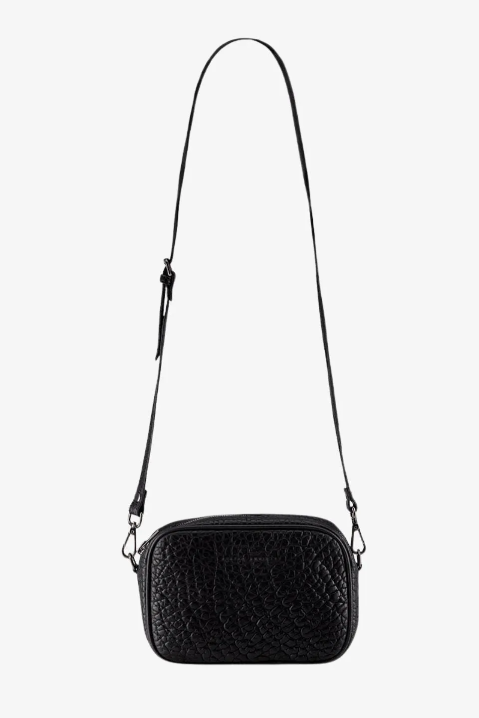 Plunder Black Bubble Cross Body Bag