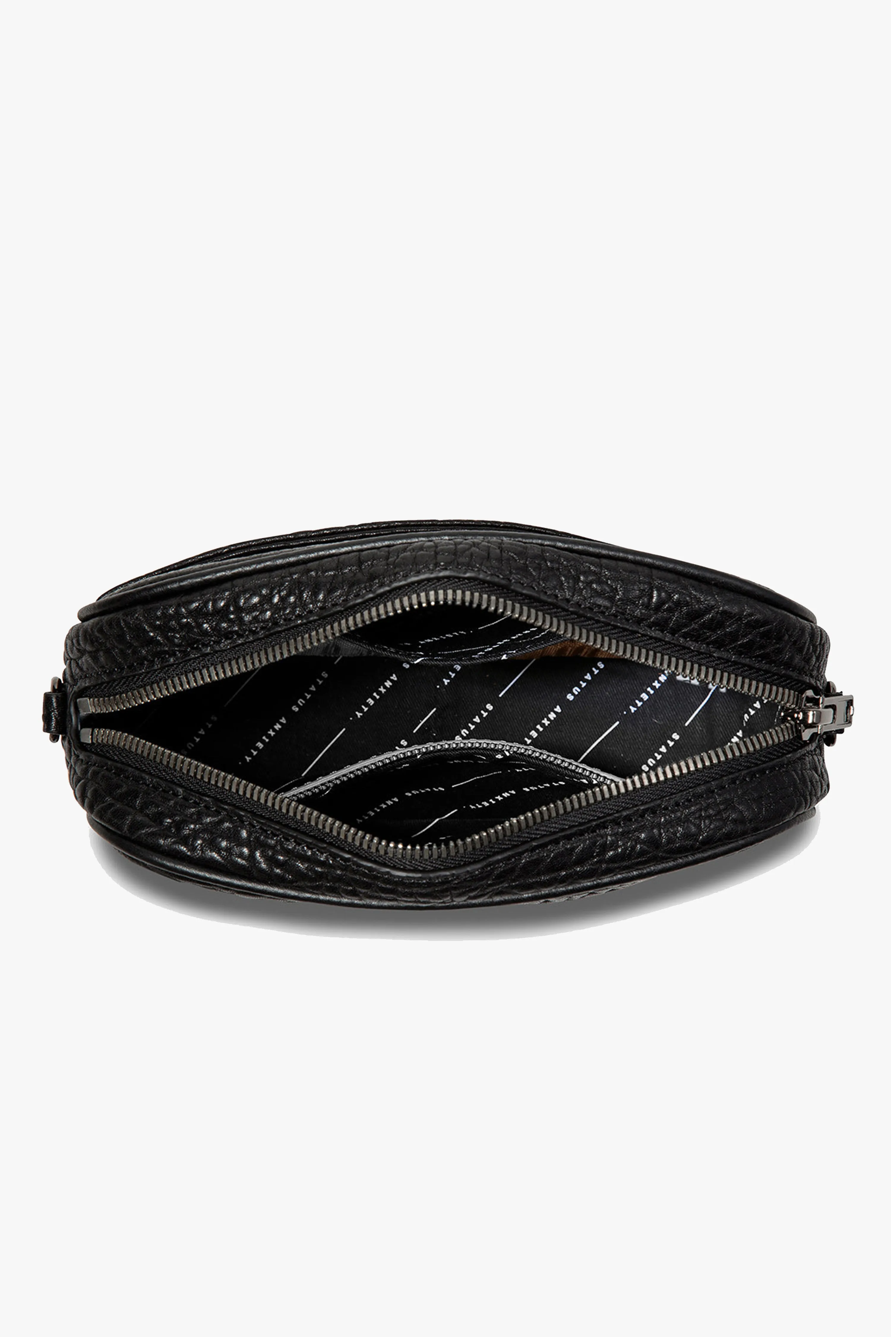 Plunder Black Bubble Cross Body Bag