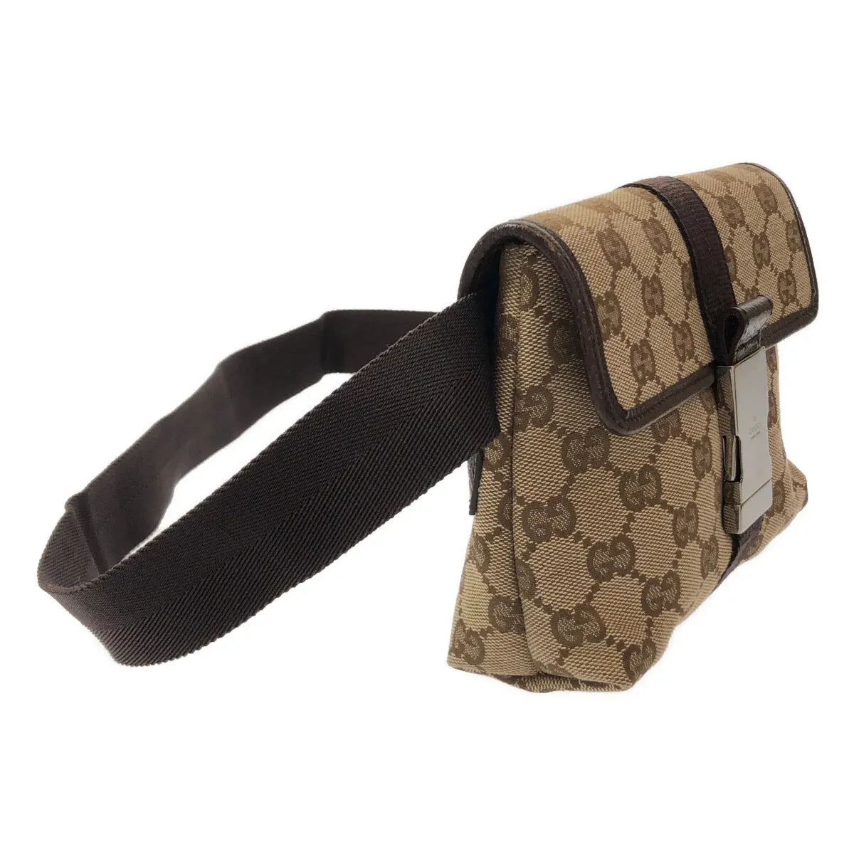 Pre-Owned Gucci GG Monogram Canvas Belt/ Bum Bag