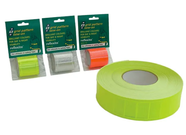 PSP Reflexite Grid Tape - Lime / Red / White - 2 Sizes