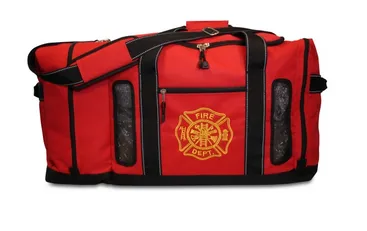 Quad Vent Firefighter Turnout Gear Bag w/Helmet Compartment