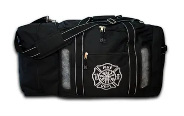 Quad Vent Firefighter Turnout Gear Bag w/Helmet Compartment