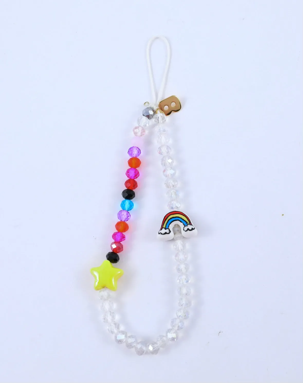 RAINBOW ROAD PHONE STRAP KEYRING