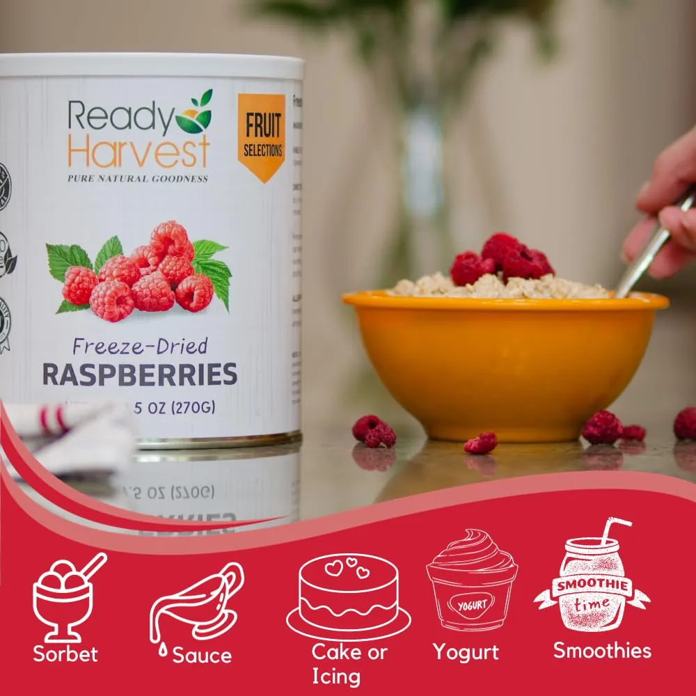 Raspberries Freeze Dried