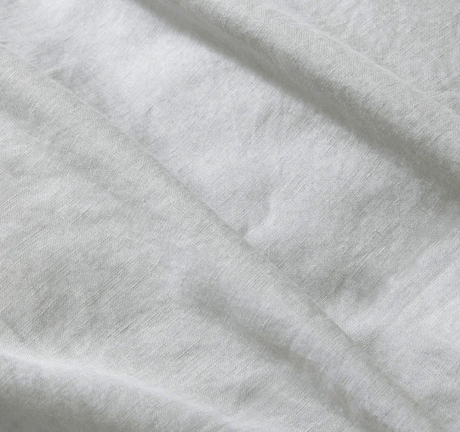 Ravello Linen Quilt Cover Range Silver