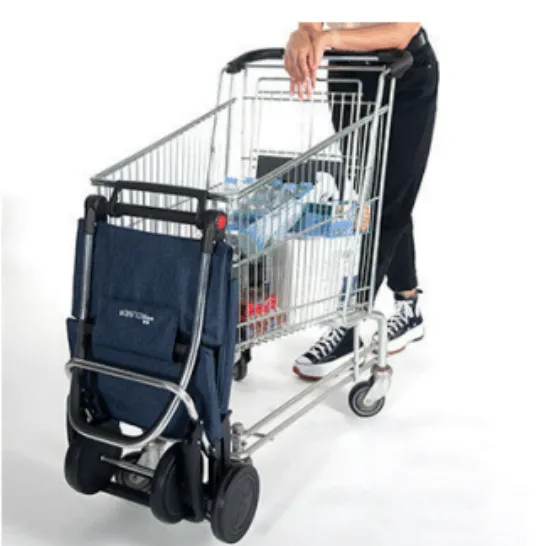 Rolser I-Max MF Logic 2 Wheels Folding Shopping Trolley - Sapphire