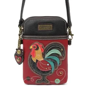 ROOSTER - CELL PHONE XBODY PURSE by Chala