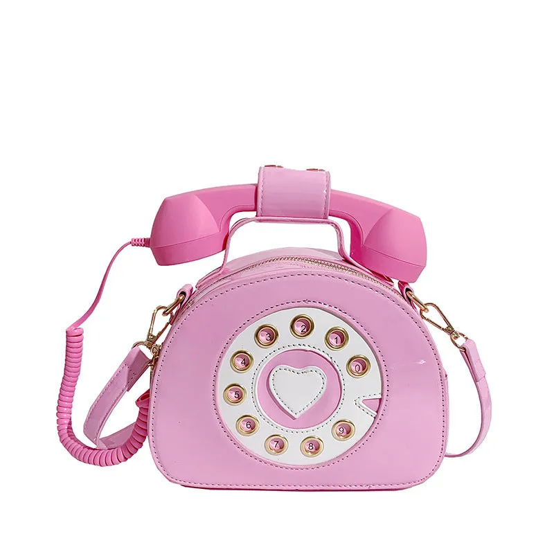 Rotary Phone Shoulder Bag