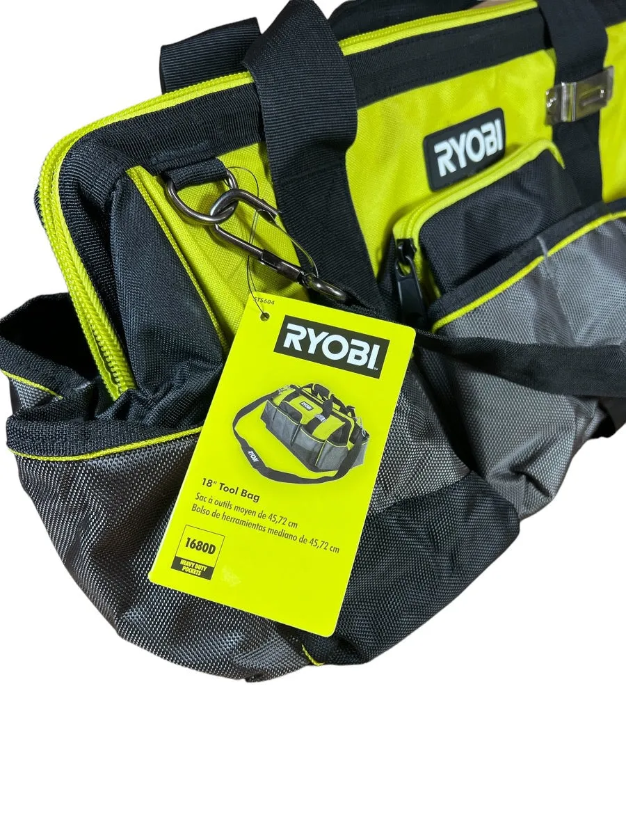 RYOBI 18 in. Tool Bag with Shoulder Strap