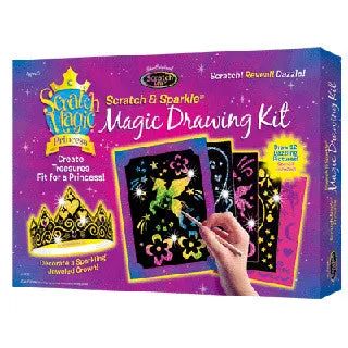 Scratch Magic Princess Drawing Kit