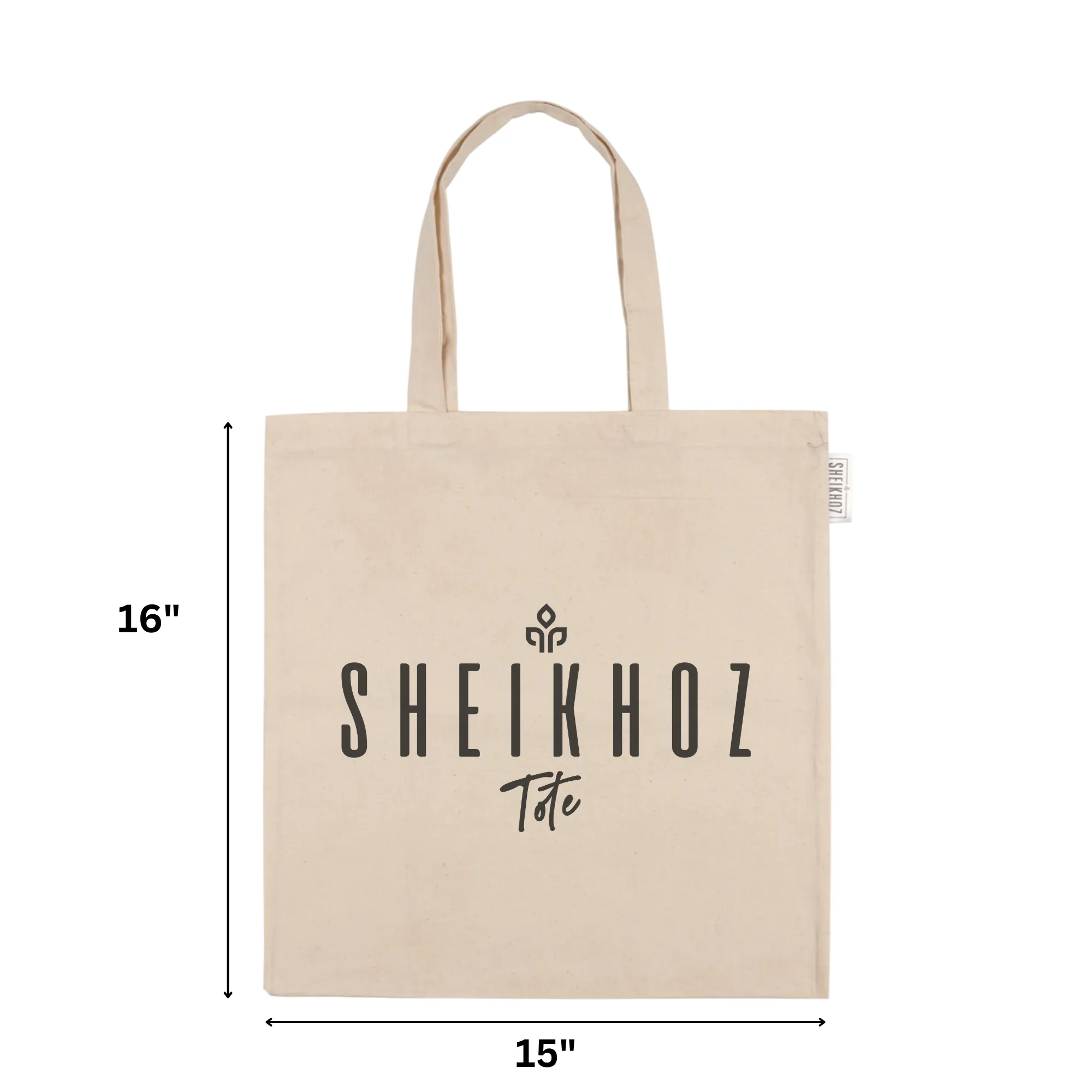 SHEIKHOZ Reusable Cotton Tote Bag - 140GSM Perfect for Everyday Use