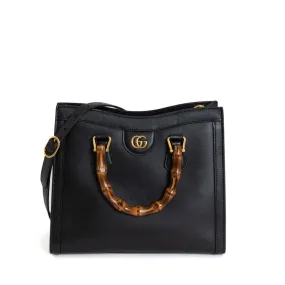 Small Diana Tote Black 2816