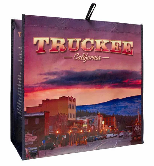 Souvenir Tote Bag Truckee California Recycled Reusable