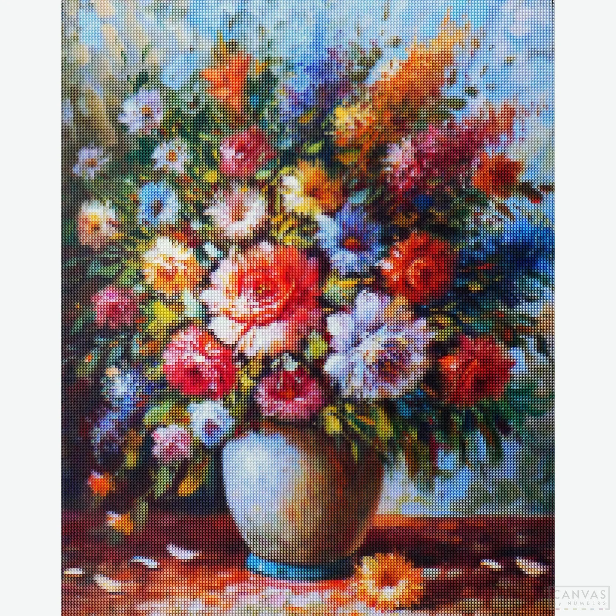 Spring Flowers - Diamond Painting