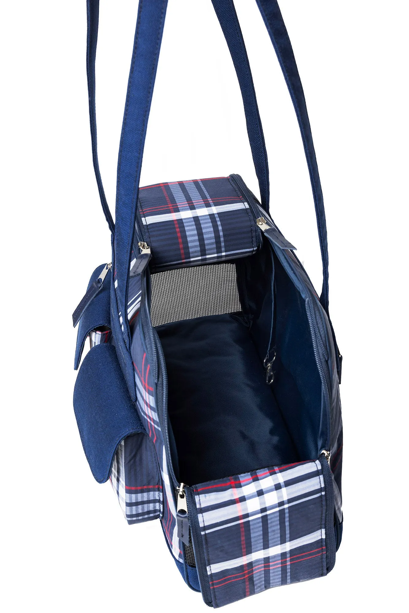 Spring/Summer - Blue Plaid Nylon Carrier