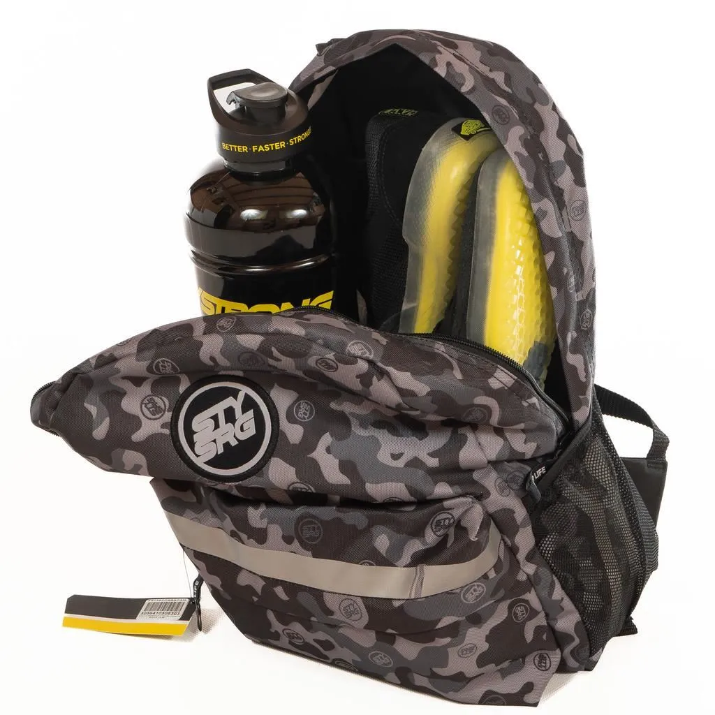 Stay Strong V3 Icon Backpack - Black/Grey Camo