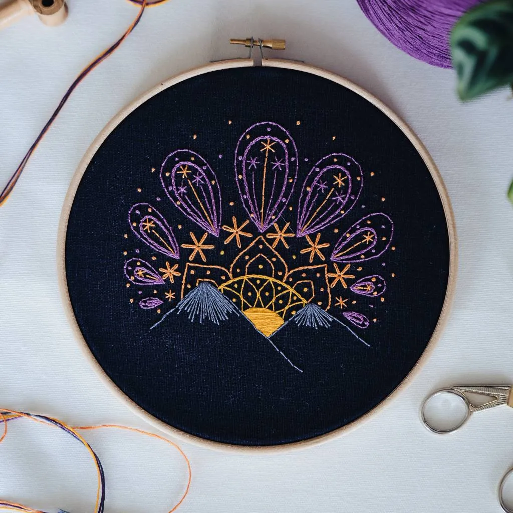 Sunset Embroidery Kit