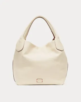 Sweet Pea Tote Tumbled Leather Oyster