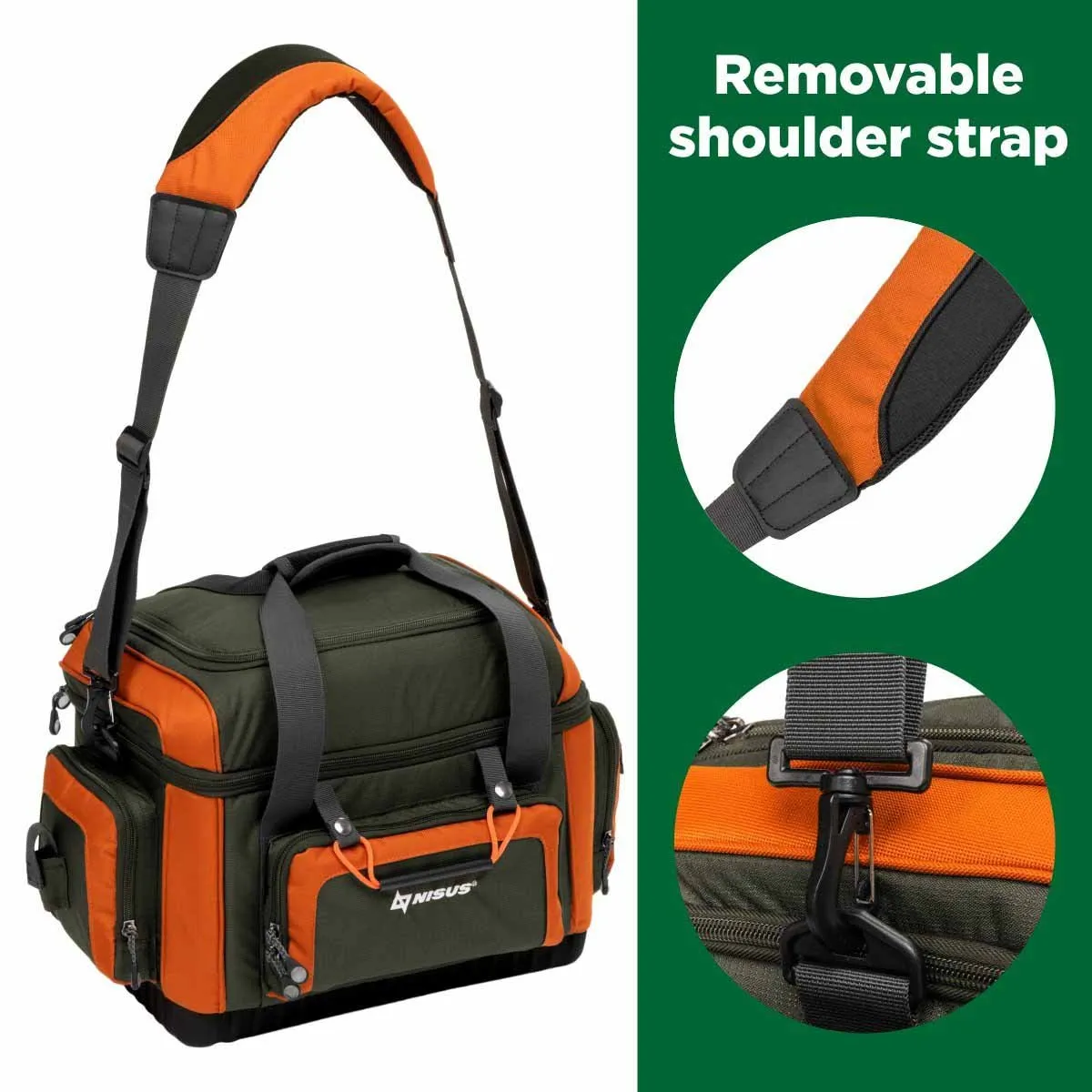 Tackle System for Fishing Tackle Storage with Shoulder Strap