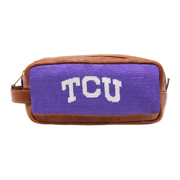 TCU Needlepoint Toiletry Bag