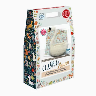 The Crafty Kit Company ~ White Swan Needle Felting Kit