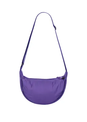 The Edit - Half Moon Shoulder Bag in Purple