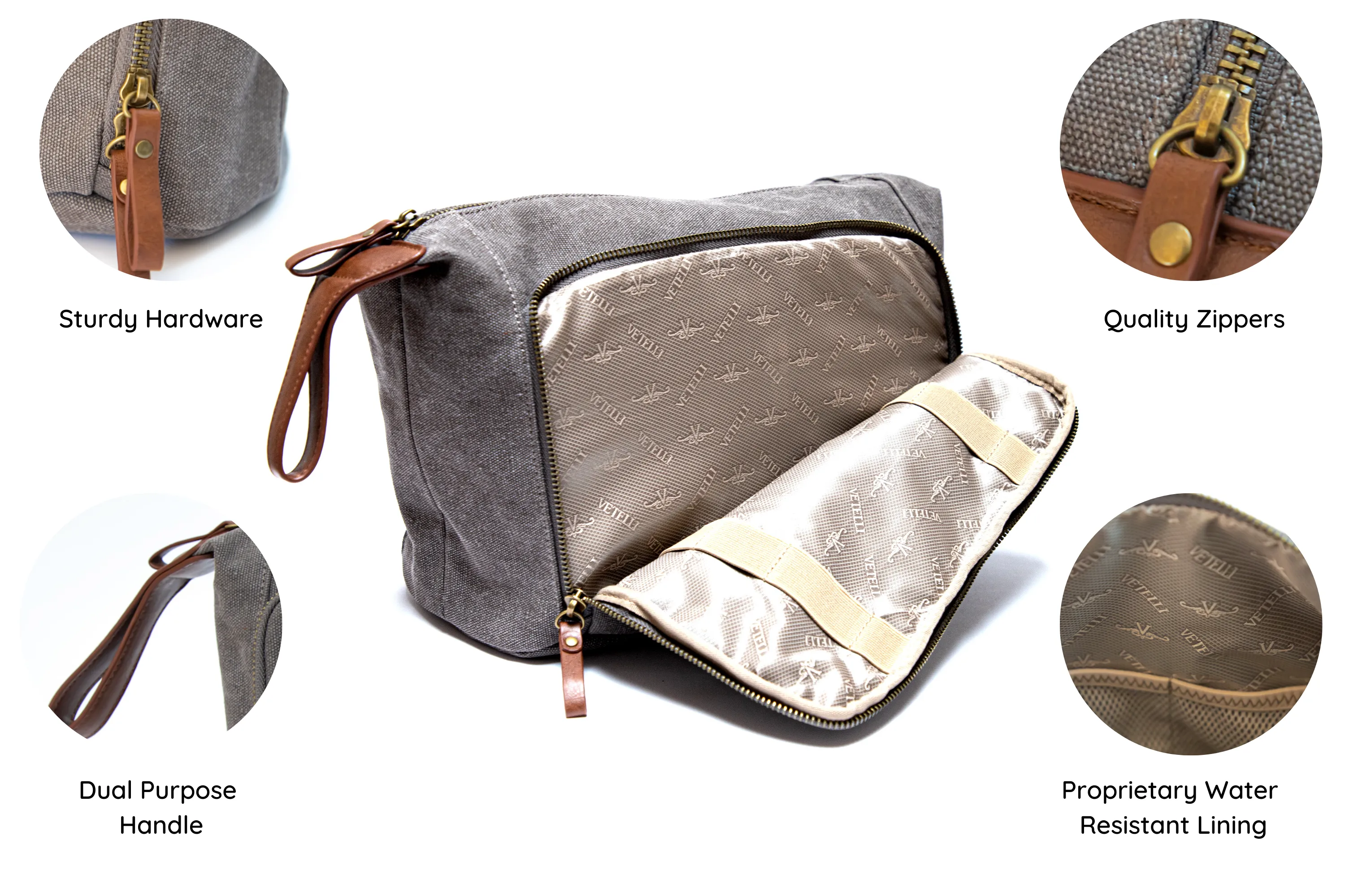 The Messner Canvas Toiletry Bag