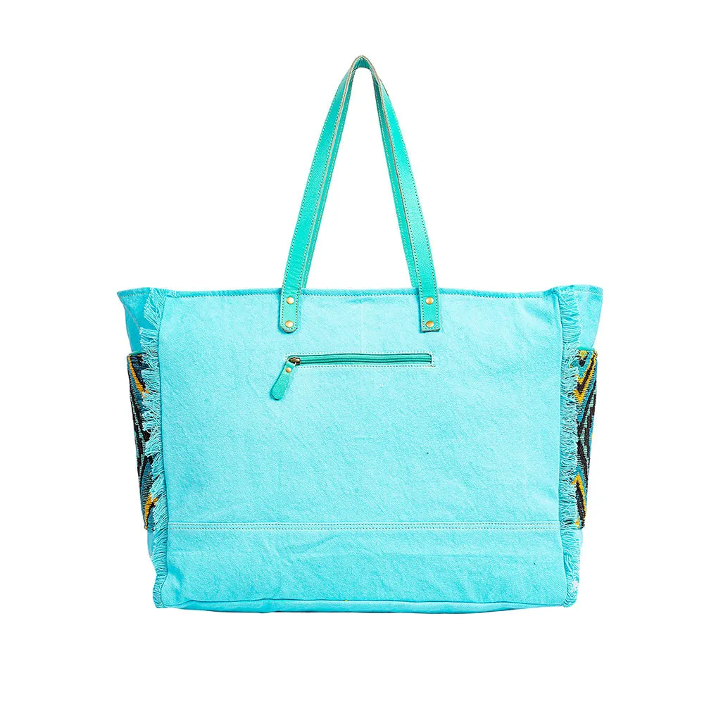 Tonga Ridge Weekender Bag In Turquoise