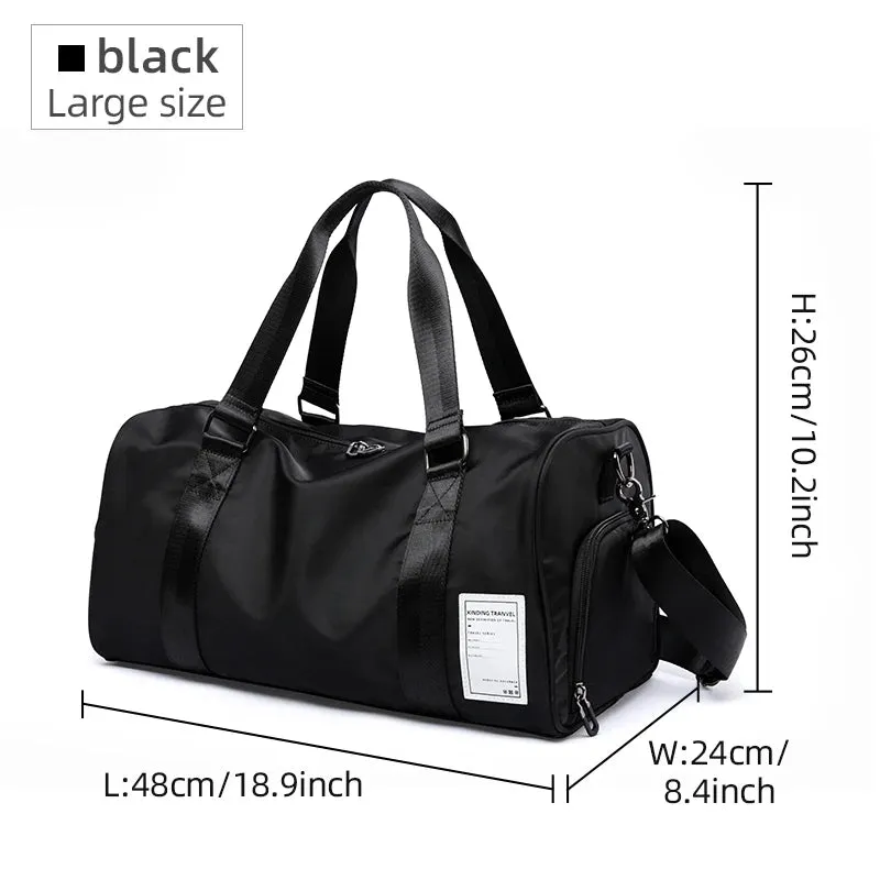 Travel Bag for Men Luggage Handbag Large Capacity Waterproof Sports Gym Case Crossbody Shoulder Bag Baggage Packing Organizers