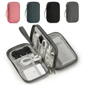 Ultimate USB Cable Travel Organizer: Chic Digital Accessory Bag