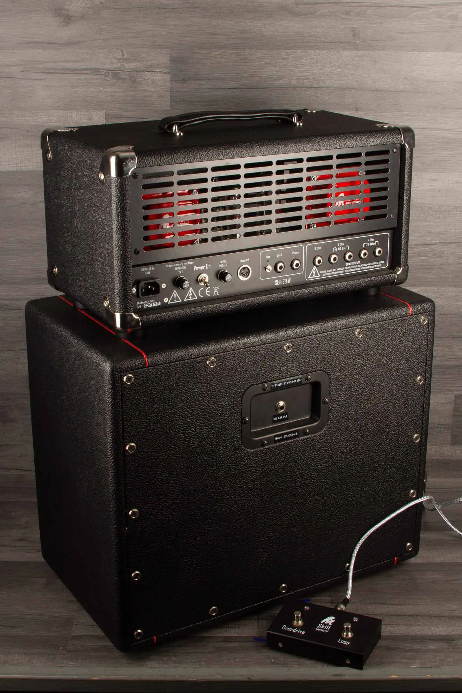 USED - Mezzabarba Skill 30w Head & v30 loaded Streetfighter 1x12 Cab